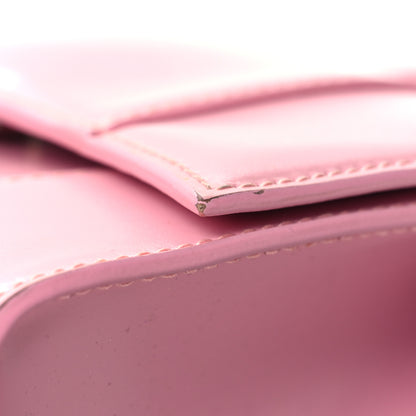 Balenciaga Shiny Box Calfskin Tonal B Hourglass Top Handle Bag XS Candy Pink 10 of 14