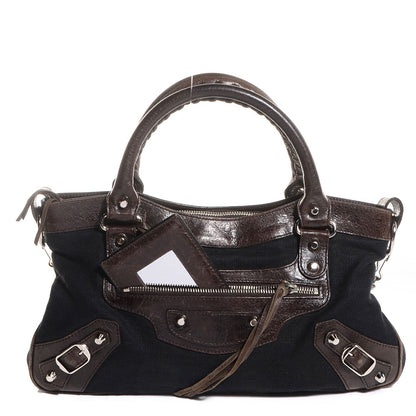 Balenciaga Chevre Denim Classic Hardware First Chocolate 11 of 14