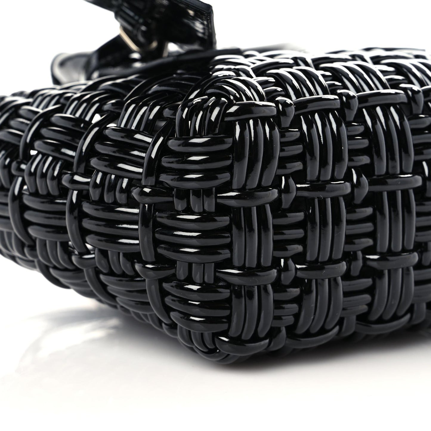 Faux Calfskin XXS Bistro Basket Black