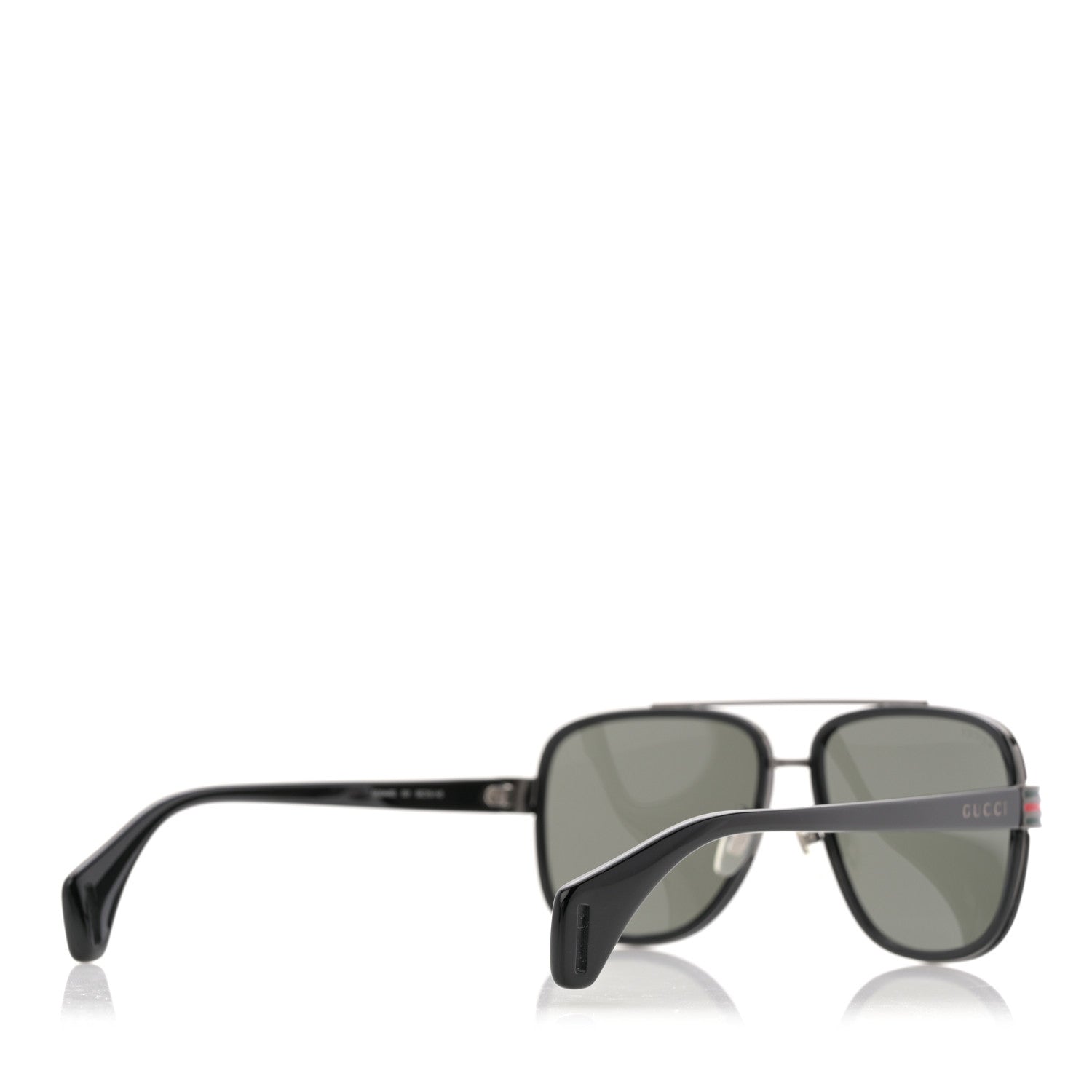 Gucci Acetate Aviator Sunglasses GG0448S Black 4 of 8