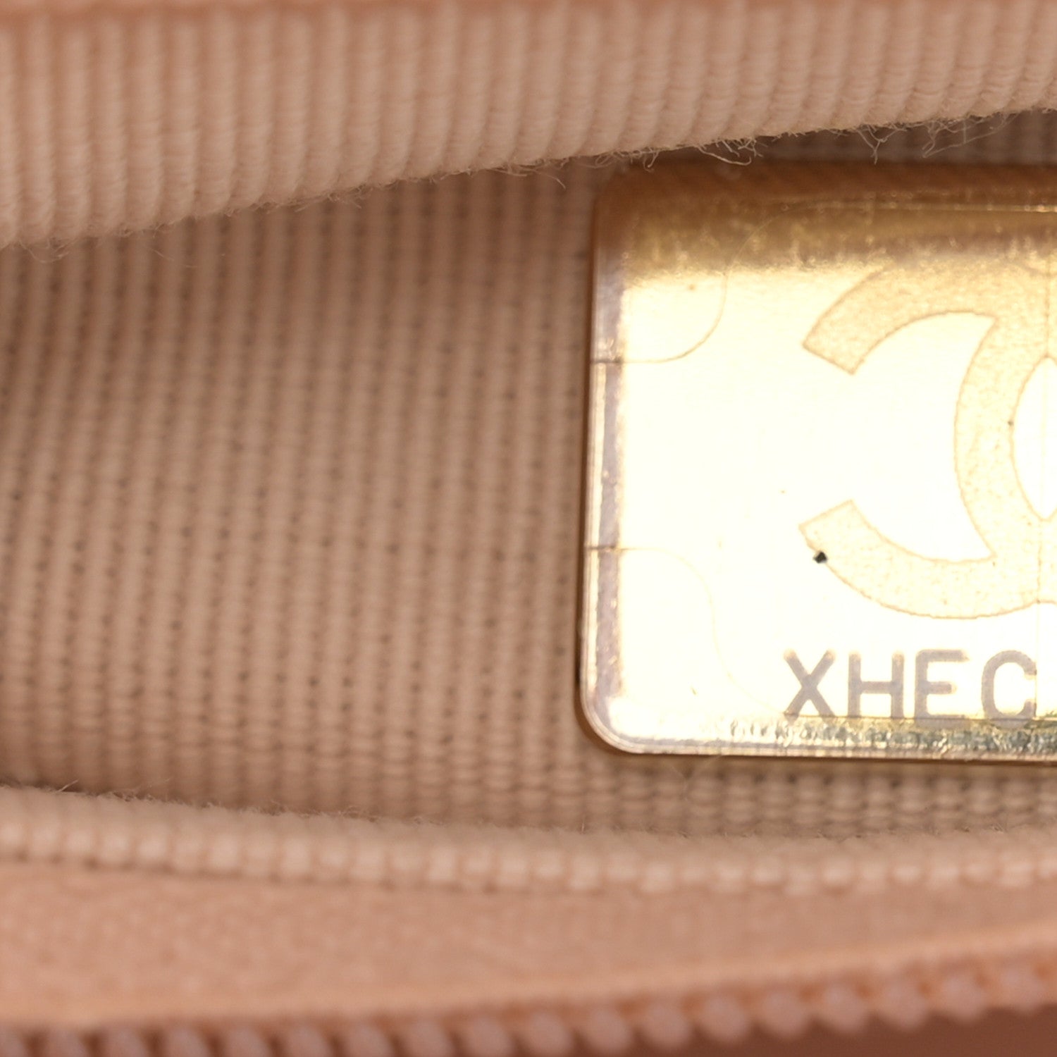 Chanel Shiny Aged Calfskin Quilted Nano Kelly Shopper Beige 7 of 10