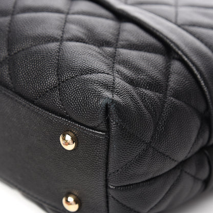 Chanel Caviar Quilted Rolled Up Tote Black 11 of 13