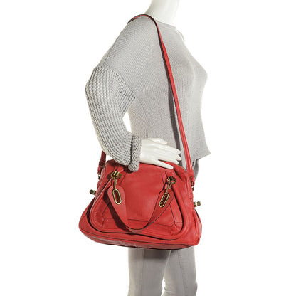 Chloe Calfskin Medium Paraty Paprika Red 2 of 9