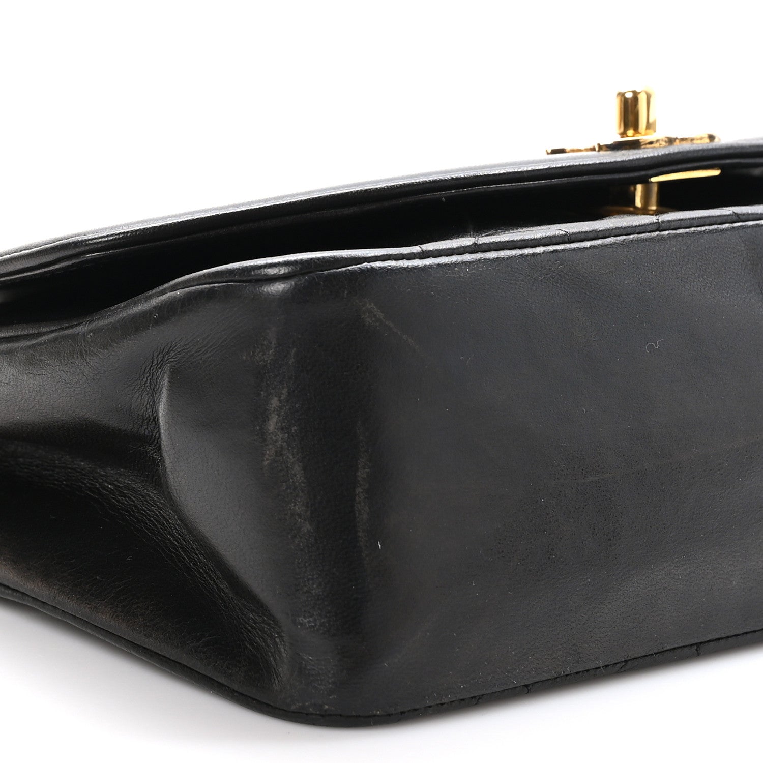 Chanel Lambskin Quilted Small Single Flap Black 9 of 10