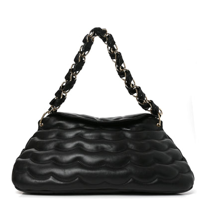 Chloe Quilted Calfskin Juana Shoulder Bag Black 1 of 9