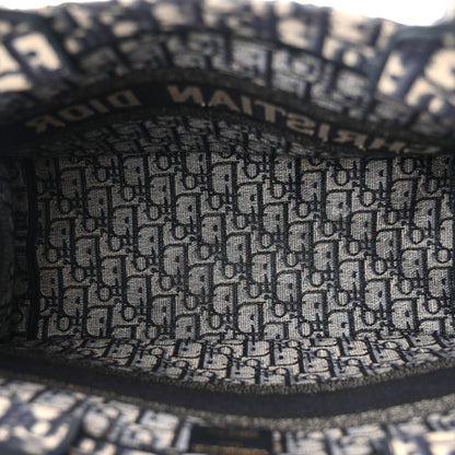 Christian Dior Oblique Medium Book Tote Blue Multicolor 5 of 11