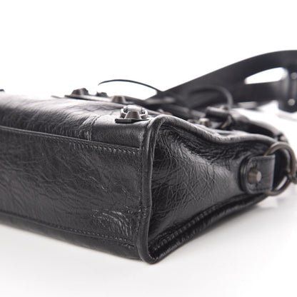 Balenciaga Agneau Classic Hardware Mini City Black 6 of 9