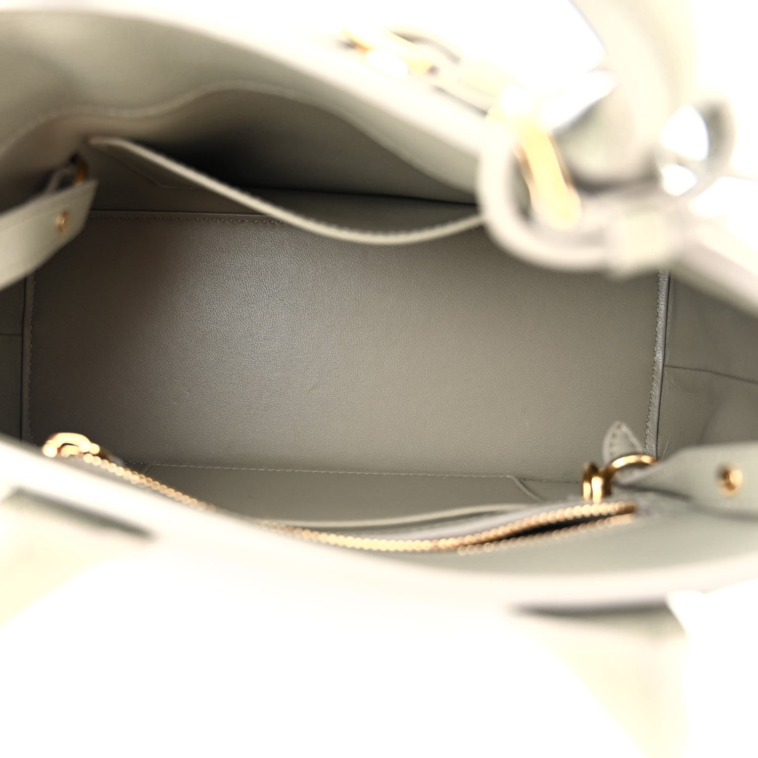 Celine Grained Calfskin Teen Conti Green Clay 5 of 12