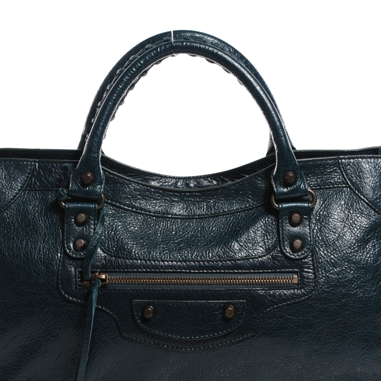 Balenciaga Agneau Classic Hardware City Vert Pinede 11 of 13