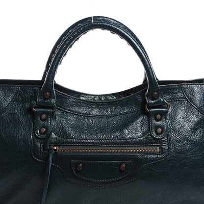 Balenciaga Agneau Classic Hardware City Vert Pinede 11 of 13