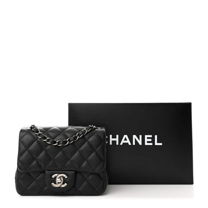 Chanel Caviar Quilted Mini Square Flap Black 10 of 10