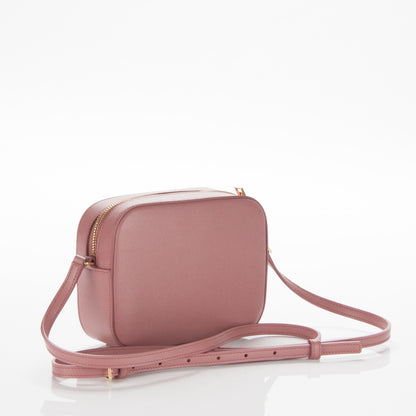 Saint Laurent Grain De Poudre Small Classic Monogram Camera Bag Old Rose 3 of 6