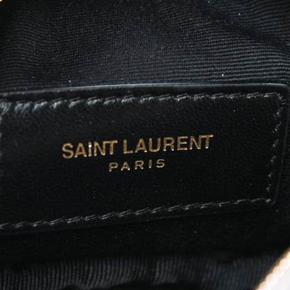 Saint Laurent Grain De Poudre Matelasse Monogram Baby Lou Camera Bag Fog 7 of 7