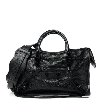 Balenciaga Agneau Spikes Black Hardware S City Black 1 of 11