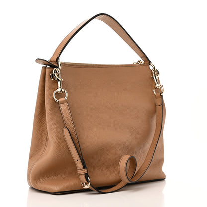 Gucci Pebbled Calfskin Large Soho Hobo Camelia 3 of 10
