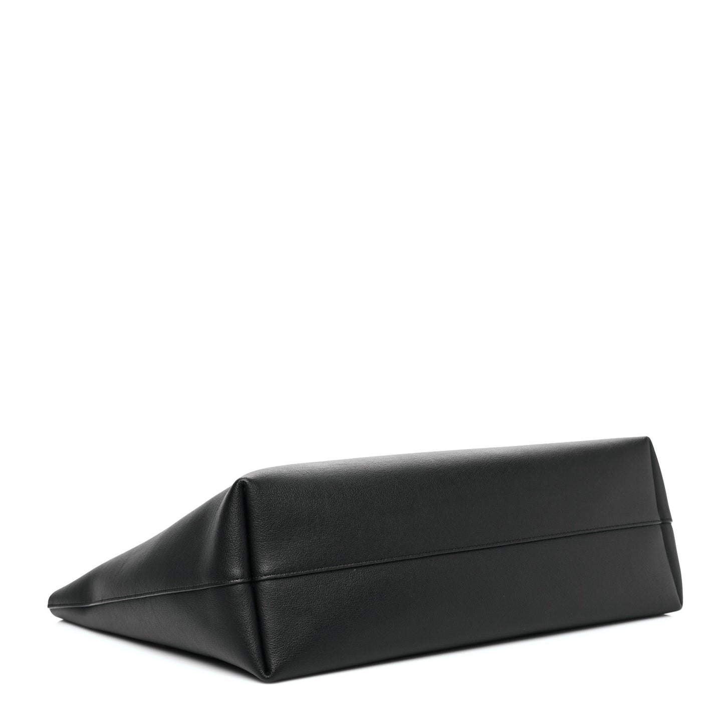 Calfskin Large Shopping Tote Black