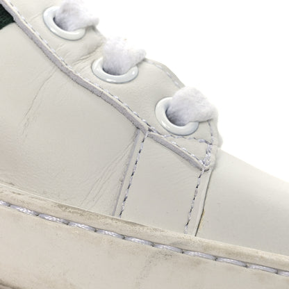 Gucci Calfskin Crocodile Web Womens Ace Sneakers 36 White Green 13 of 14
