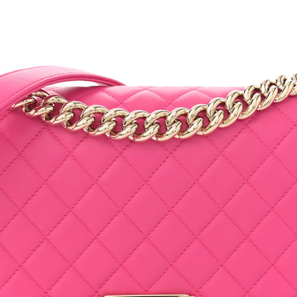 Chanel Lambskin Quilted Medium Boy Flap Pink 8 of 12