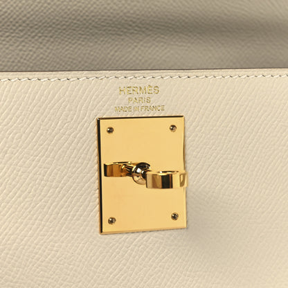 Hermes Epsom Kelly Sellier 28 Craie 6 of 16