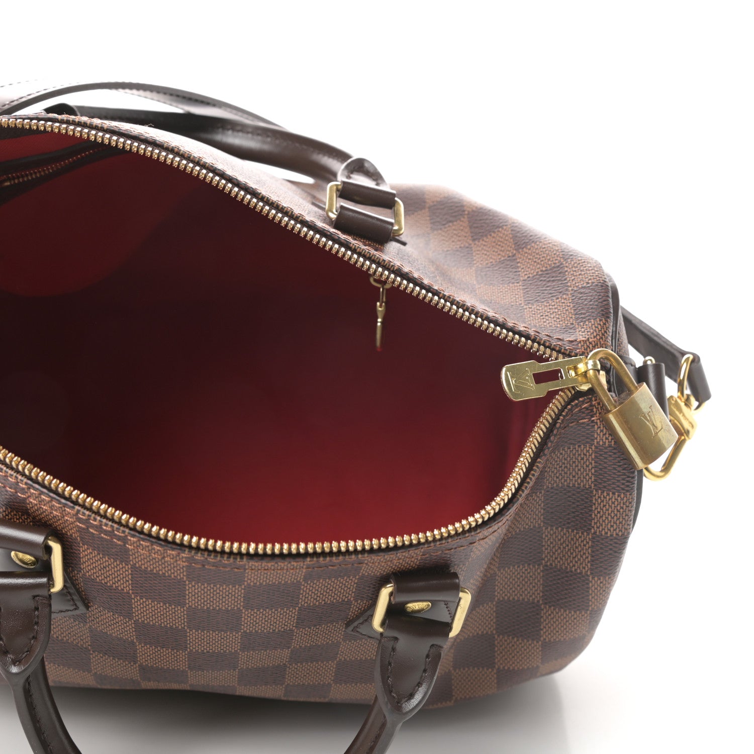 Louis Vuitton Damier Ebene Speedy Bandouliere 30 5 of 9
