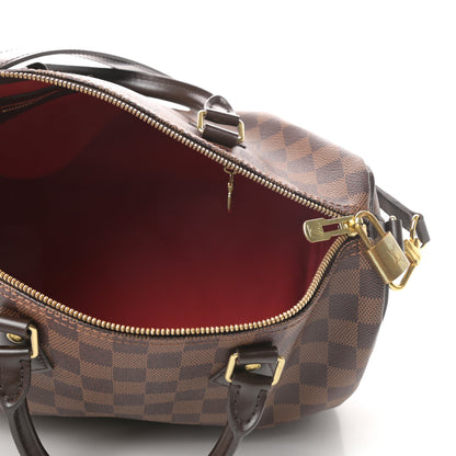 Louis Vuitton Damier Ebene Speedy Bandouliere 30 5 of 9