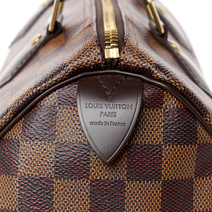 Louis Vuitton Damier Ebene Speedy 25 9 of 12