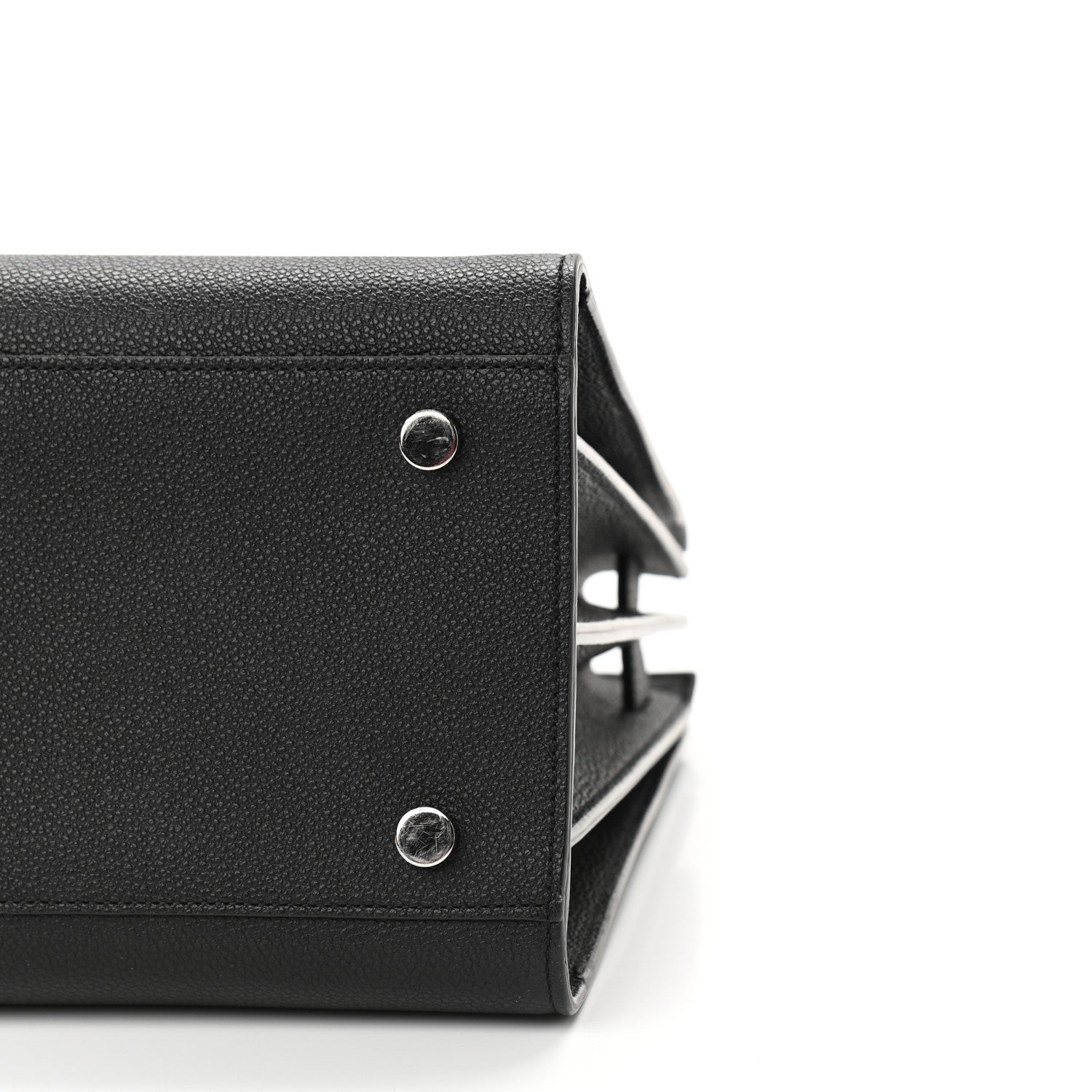 Saint Laurent Grained Calfskin Small Sac De Jour Black 10 of 11