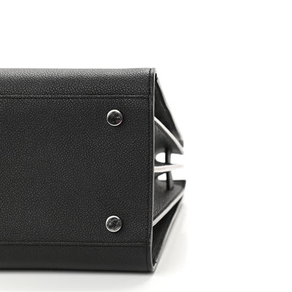 Saint Laurent Grained Calfskin Small Sac De Jour Black 10 of 11