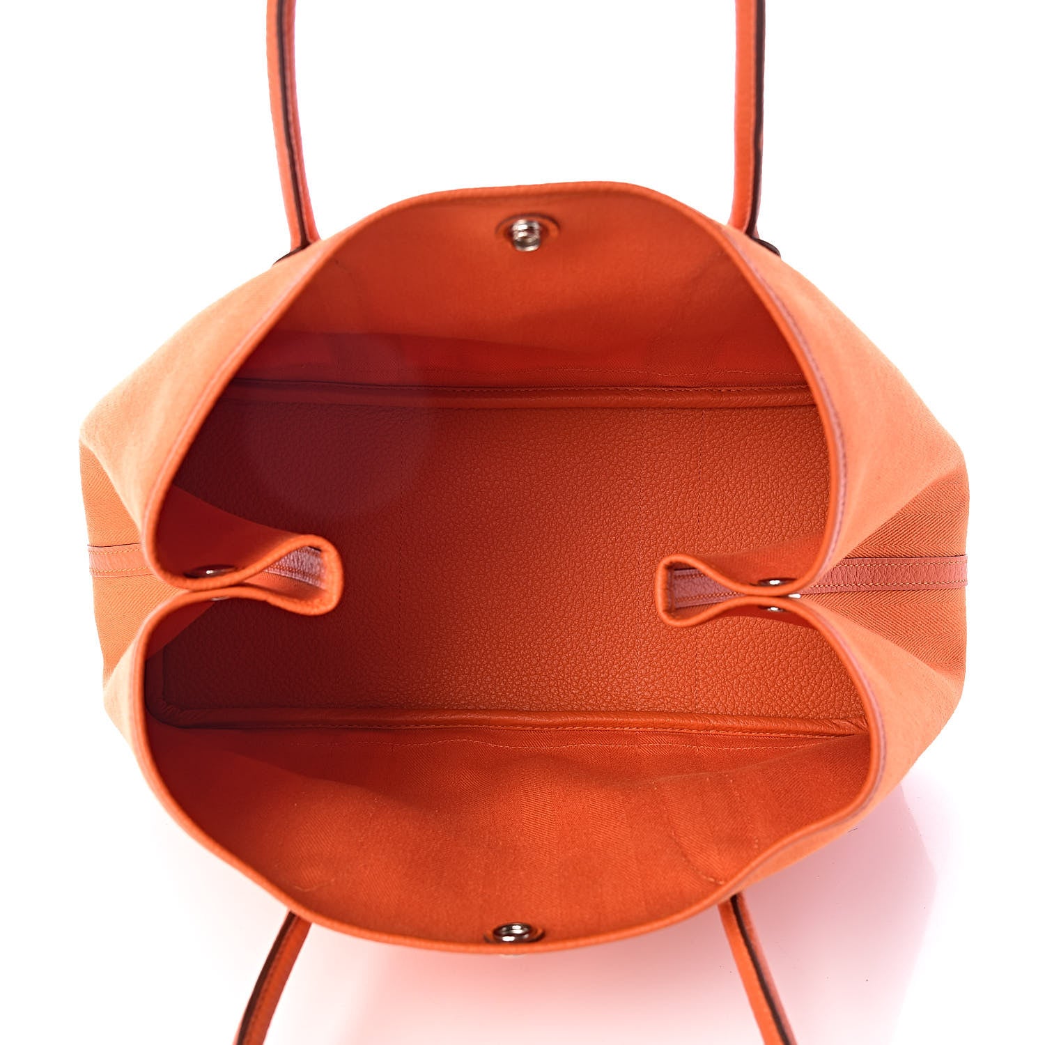 Hermes Toile Negonda Garden Party Tote 36 MM Orange 5 of 12