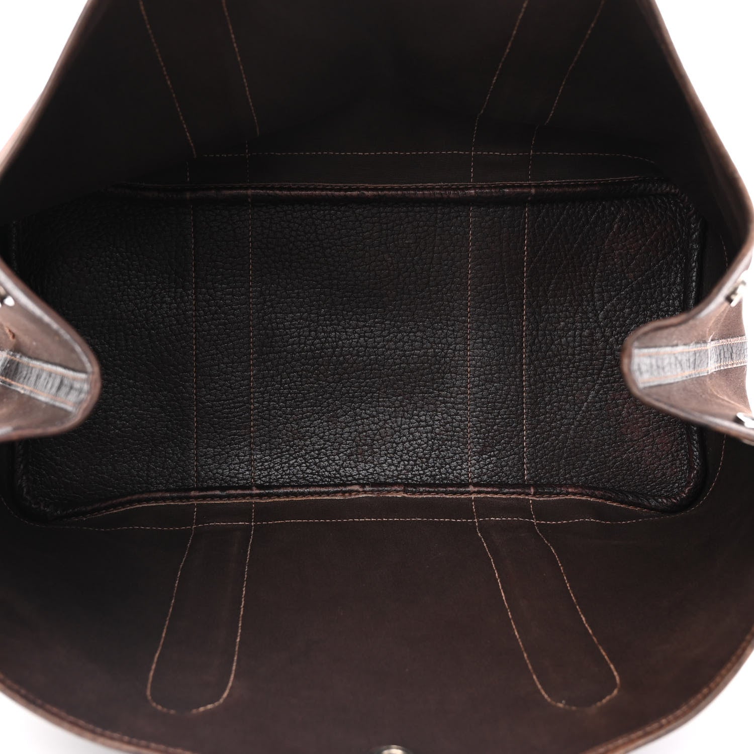 Hermes Toile Negonda Garden Party Tote 36 MM Chocolate 5 of 18