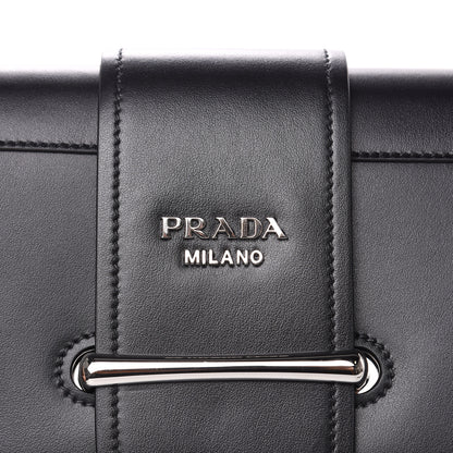 Prada City Calfskin Sidonie Shoulder Bag Black 9 of 11