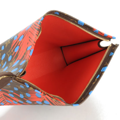 Louis Vuitton Monogram Jungle Dots Toiletry Pouch 26 Coquelicot Denim 5 of 7