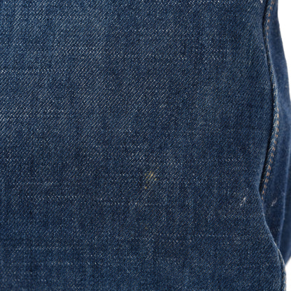Fendi Denim Lizard Mama Baguette Blue 8 of 10