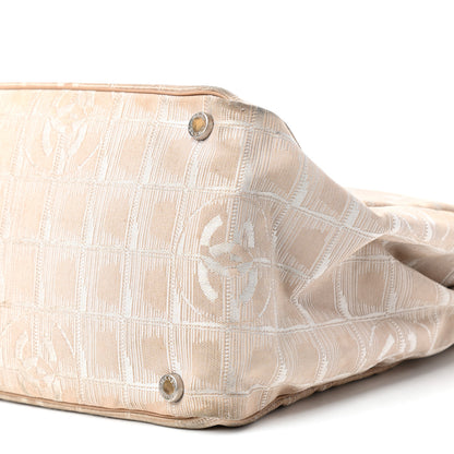 Chanel Nylon Medium Travel Tote Beige 9 of 11