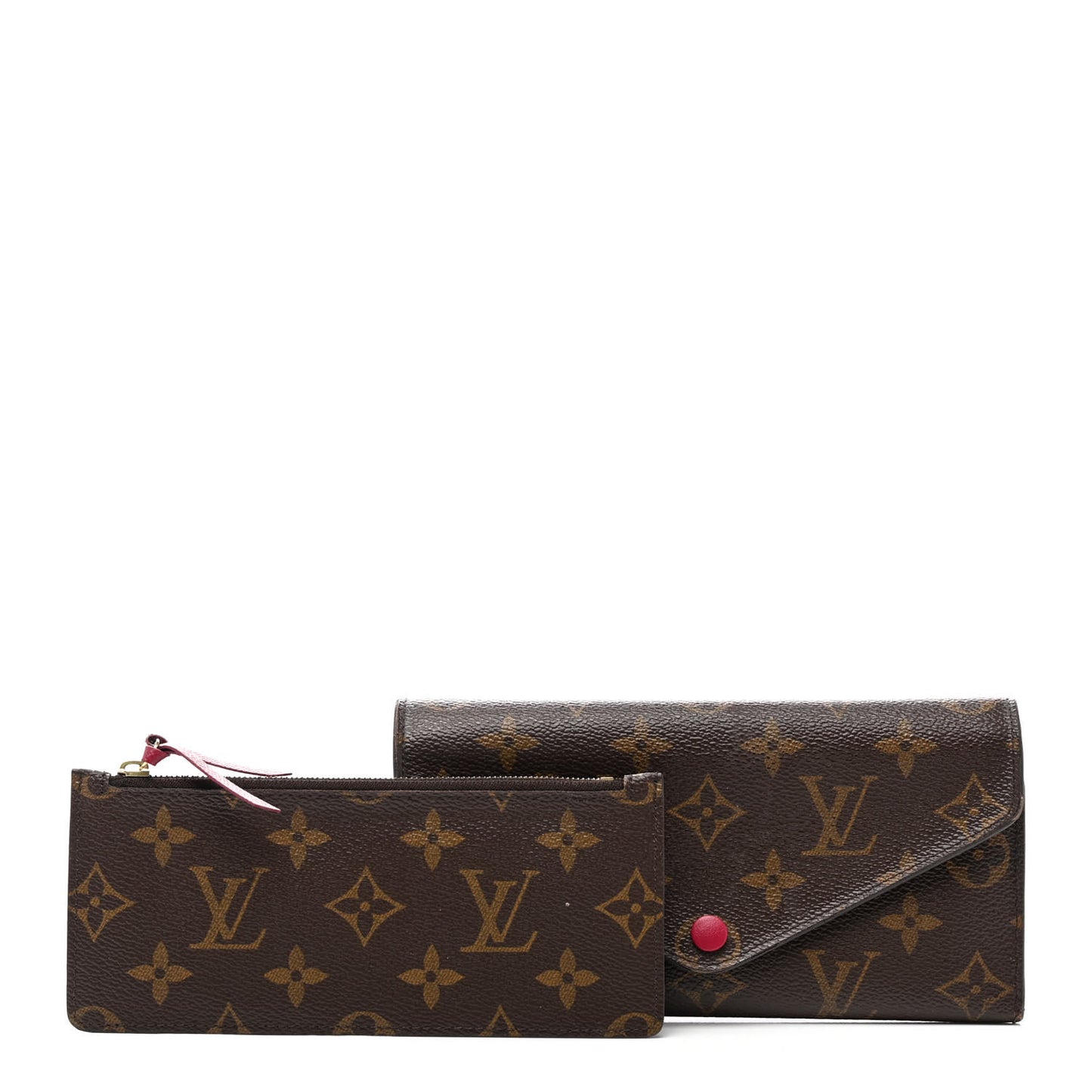 Monogram Josephine Wallet Fuchsia
