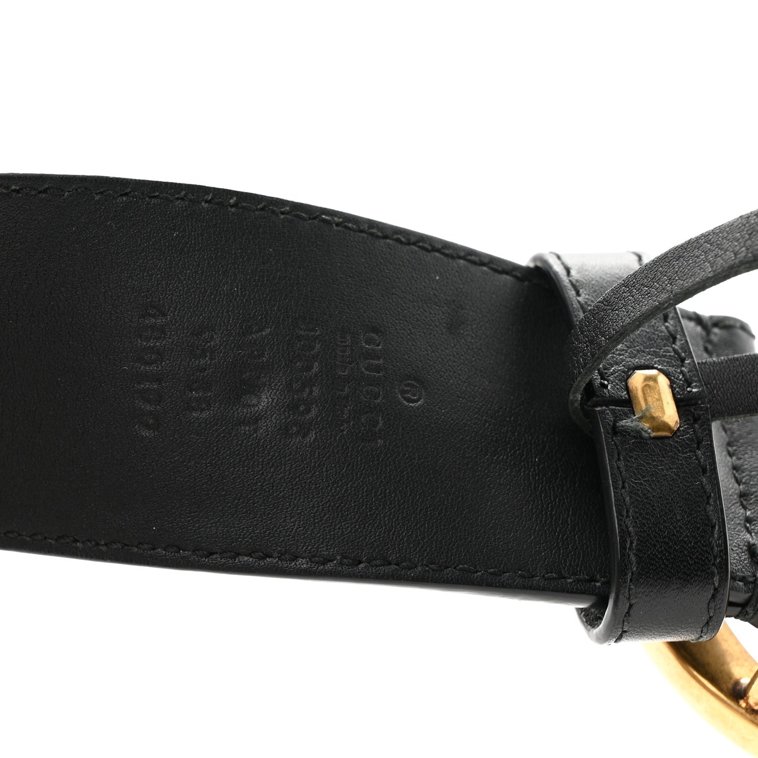 Gucci Calfskin Double G 40mm Belt 95 38 Black 3 of 5
