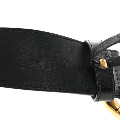 Gucci Calfskin Double G 40mm Belt 95 38 Black 3 of 5