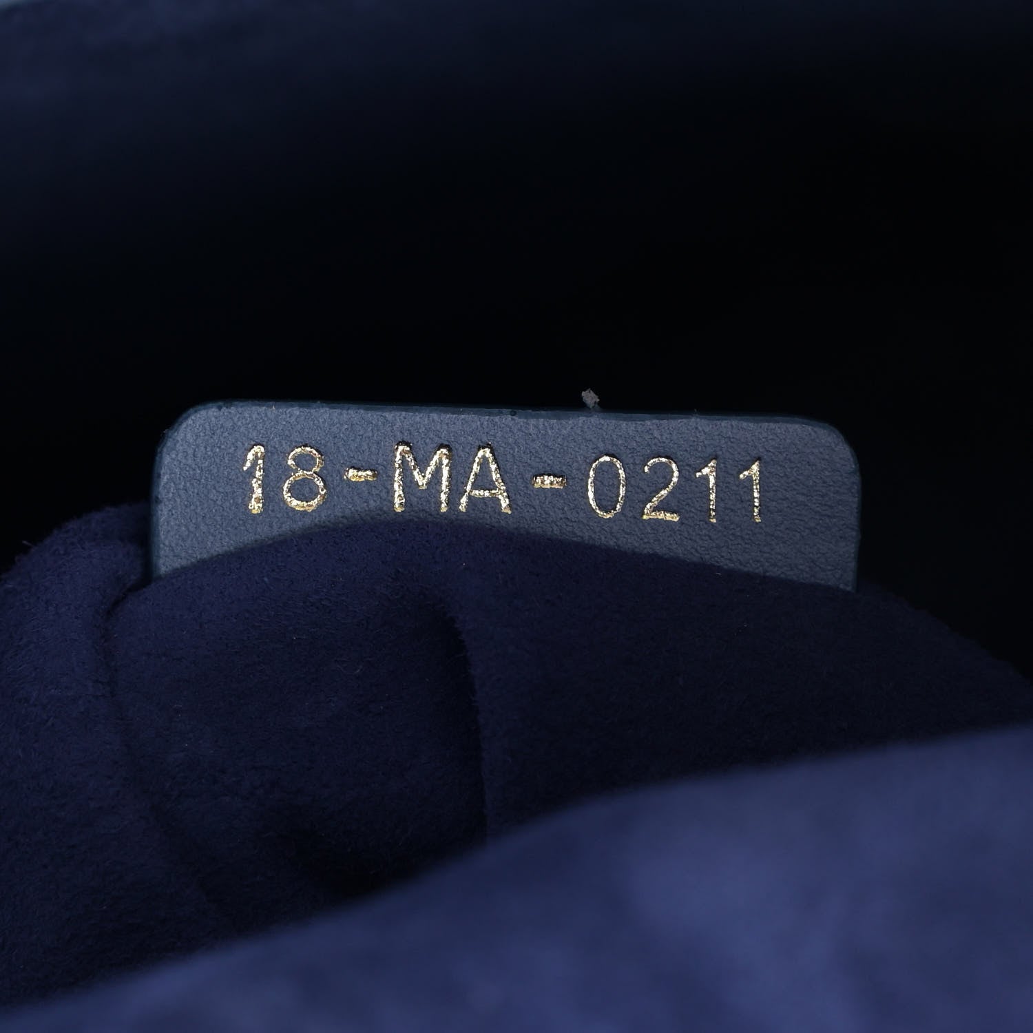 Christian Dior Lambskin Cannage Gradient Small My ABCDior Lady Dior Indigo Blue 6 of 8