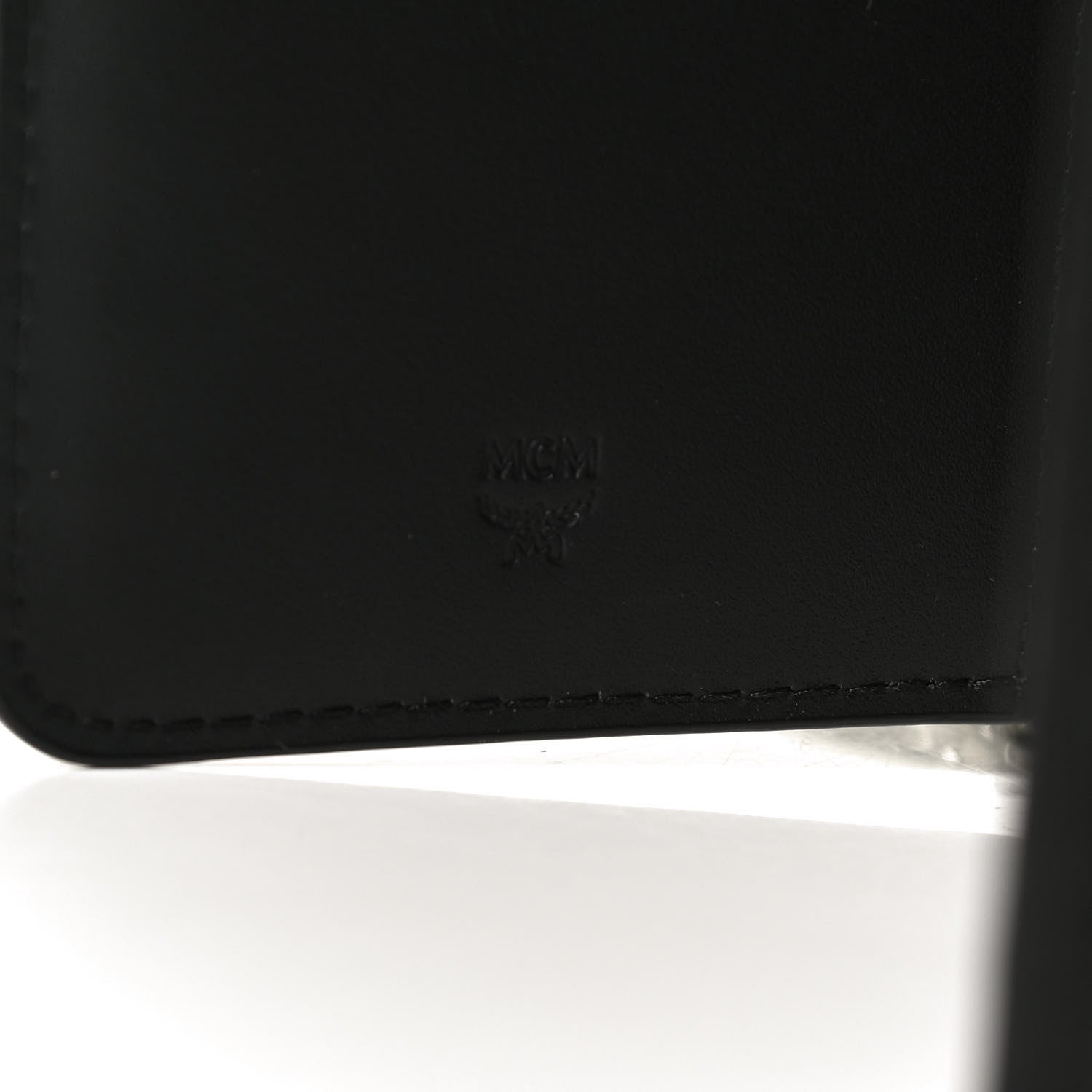 MCM Visetos Chain Wallet Crossbody Black 6 of 13