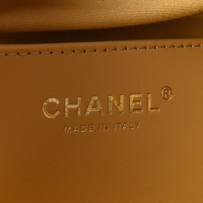 Chanel Metallic Caviar Quilted Small Chanel 25 Handbag Gold 6 of 11