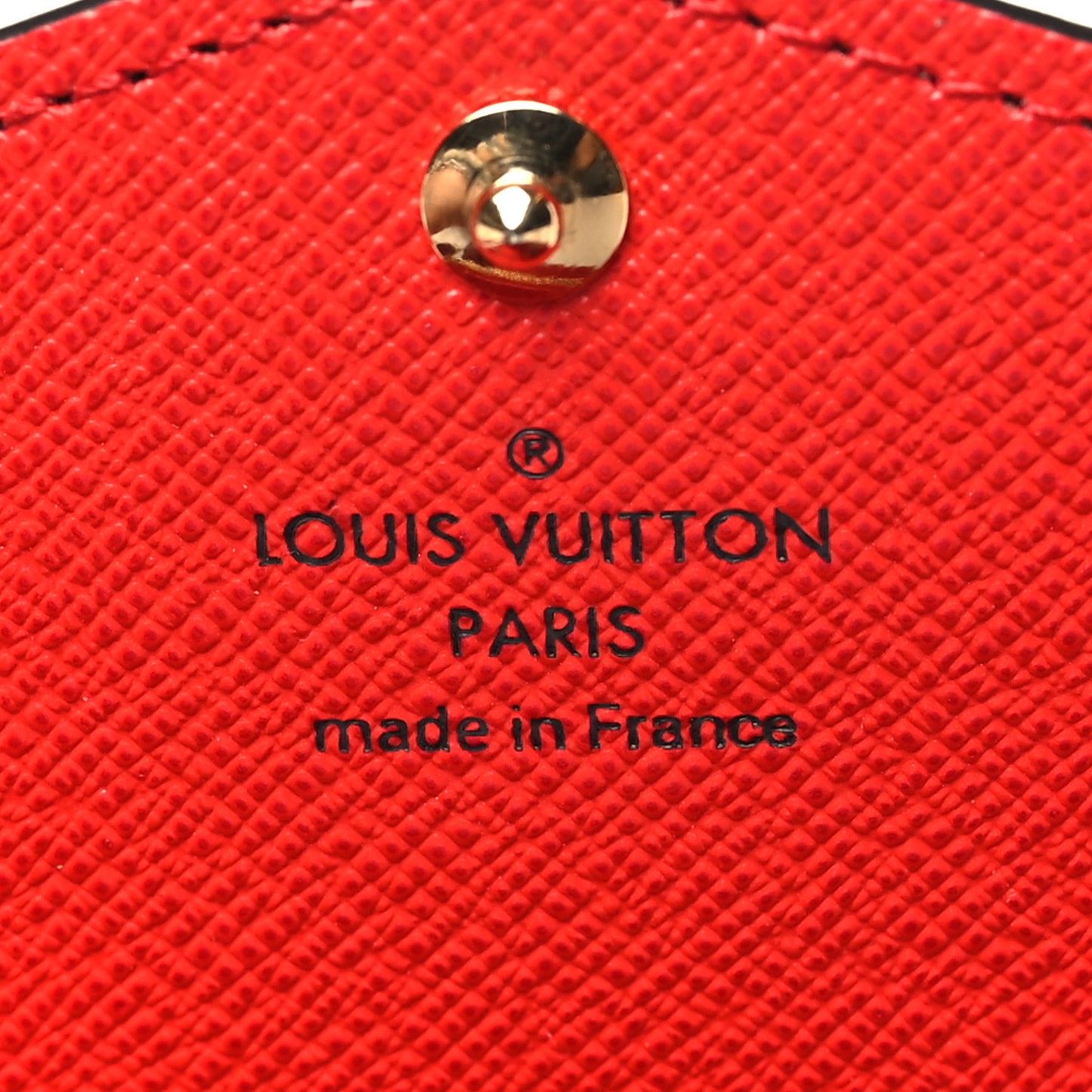 Monogram Sarah Wallet NM Coquelicot