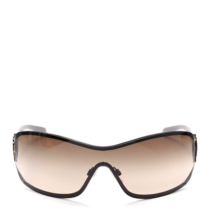 Chanel Swarovski Crystal Camellia CC Sunglasses 4164-B Bronze 2 of 6