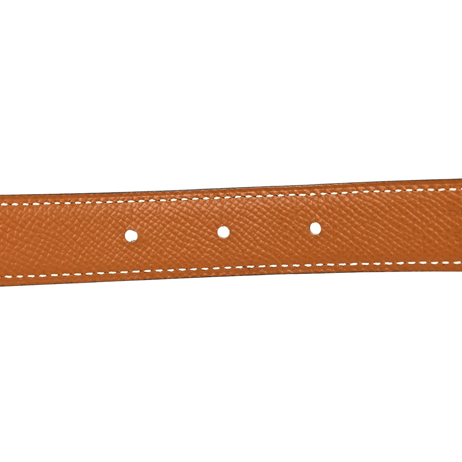 Hermes Swift Epsom 24mm Gamma Gourmette Belt 75 Black Gold 4 of 5