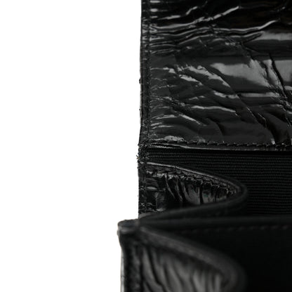 Chanel Glazed Calfskin Quilted Rita Top Handle Flap Black 14 of 16