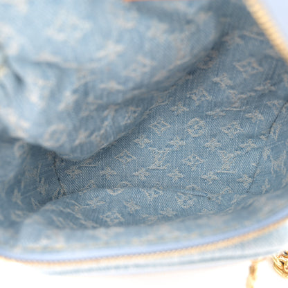 Louis Vuitton Monogram Denim Mini Bumbag Sky Blue 5 of 9