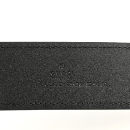 Gucci Ciny Lux Calfskin Blondie 40mm Belt 95 38 Black 3 of 7