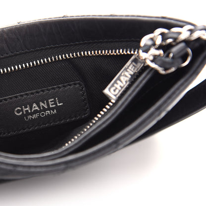 Chanel Calfskin Quilted Crossbody Bag Black 6 of 9