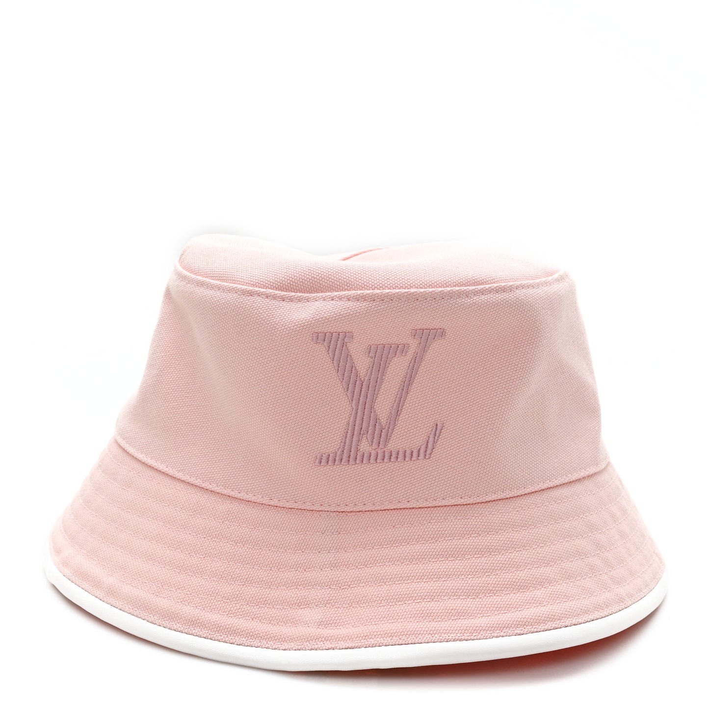 Cotton LV Bucket Hat S Pink