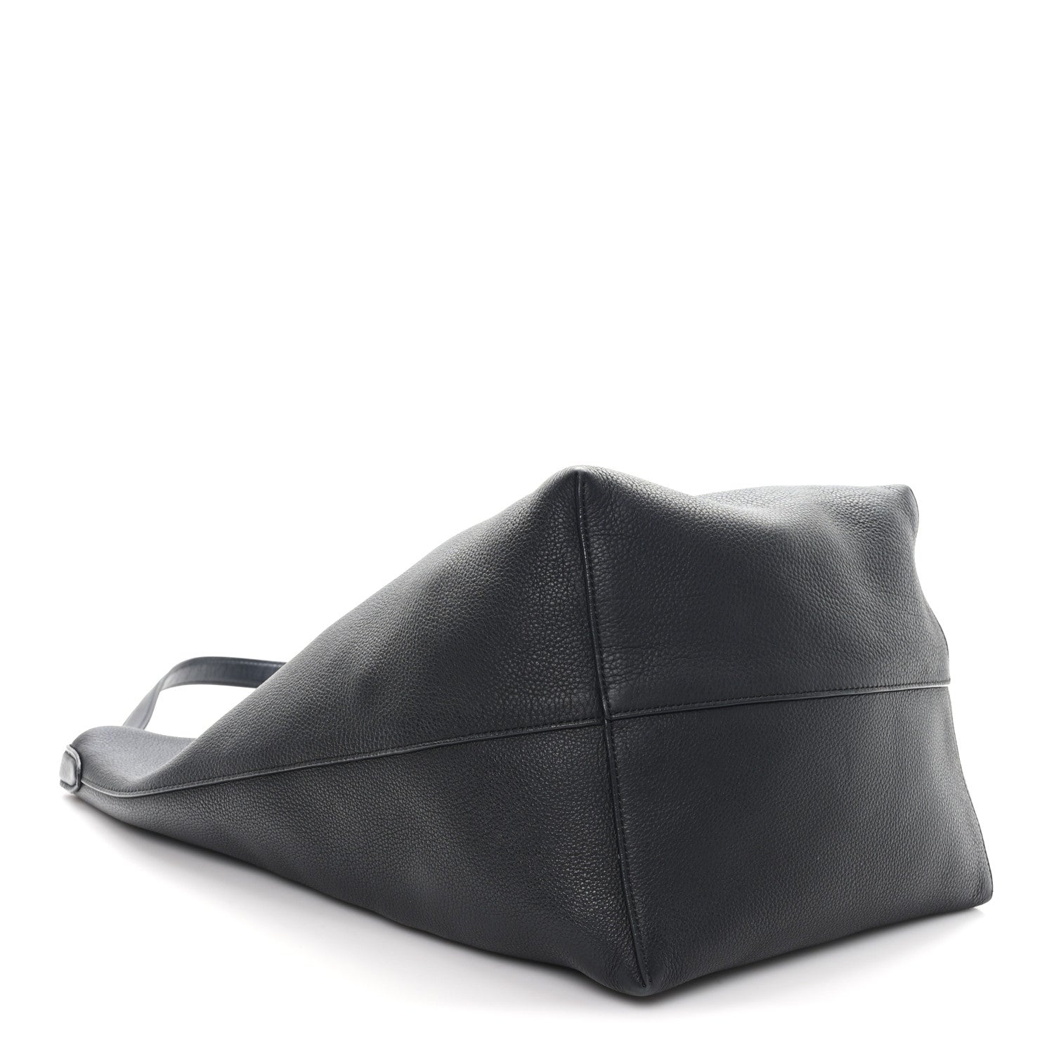 The Row Grained Calfskin Large N/S Park Tote Black 4 of 10