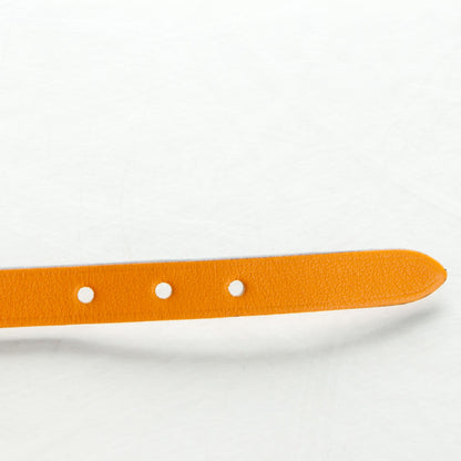 Hermes Swift Hapi 3MM Triple Tour Wrap Bracelet Small Jaune D'Or 5 of 9